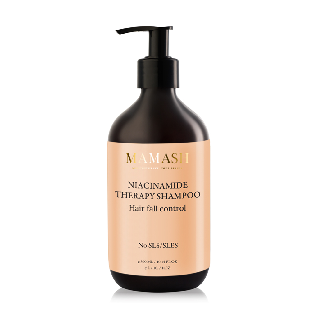Шампунь-терапія Mamash Niacinamide Therapy Shampoo для посиленого росту, зволоження та збільшення густини волосся, 300 мл